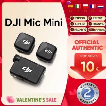 Bezprzewodowy mikrofon DJI Mic Mini z aktywną redukcją szumów, wysokiej jakości dźwiękiem i stabilną transmisją.