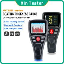 Xin Tester Beschichtung Film Dicke Gauge Auto 0-1800um Metall Fe/nFe Farbe Dicke Meter Tester + Bluetooth + wiederaufladbare WT2110