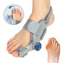Orthopädisches Kit zur Korrektur von Ballenzehen, verstellbare Pediküre, Finger- und Zehenkorrektur, Fuß-Hallux-Valgus-Zahnspangen, drehbarer Zehenglätter