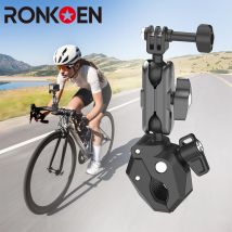 Ronkoen per GoPro Hero DJI Insta360 Bici da moto Monopiede Manubrio da bicicletta Supporto panoramico Staffa per selfie stick invisibile