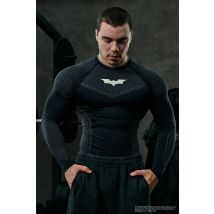 Sport da uomo a maniche lunghe Casual Fitness Outdoor Seta di ghiaccio Protezione solare Top aderente ad asciugatura rapida - Atletico aderente elasticizzato traspirante