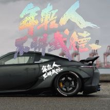 JDM Lustiger chinesischer Sprache-Autoaufkleber, reflektierend, für Auto, Stoßstange, Tür, Fenster, Dekor, Vinyl-Aufkleber