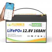 Germania Stock Fllyrower 12v 10Ah 12Ah 20Ah 100Ah 120AH 168AH 180Ah 300Ah Batteria al litio ferro fosfato BMS integrato LifePo4 12.8V