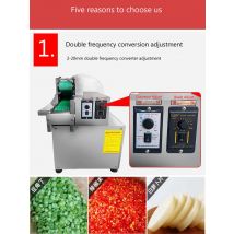 2025New Vegetable Cutting Machine Commercial Canteen Cutting Leek Onion Automatic Small Slicer Pepper Ring Cutter Machine
