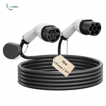 FITMPH Typ 2 EV-Kabel, IEC62196-2 EV-Ladekabel zum Anschluss an EV- und AC-Ladestation, 5 Meter, 3P, 11kW, 16A, Plug-and-Play
