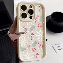 Weihnachtsbaum-Silikon-Softhülle für iPhone 16 15 11 12 13 14 Pro Max X XR XS Max, stoßfeste Silikon-Neujahrs-Stoßfeste Abdeckung