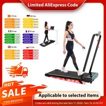 Bieżnia składana CITYSPORTS PRO, bieżnia do chodzenia z 13% nachyleniem, regulowaną prędkością, oświetleniem LED, oszczędzająca miejsce.