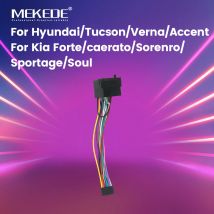 MEKEDE Autoradio Kabel 16pin Power Kabelbaum Für Hyundai Elantra Accent Azera i10 i20 i30 ix55 Tucson KIA Carens Picanto