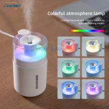 180ML Mini Luftbefeuchter USB Elektrische Aroma Ätherisches Öl Diffusor Große Spray Nebel Maker Farbe Licht für Auto Hause schlafzimmer