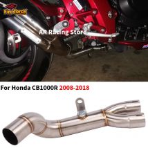 Slip Per Honda CB1000R 2008 - 2018 Moto Motocross Di Scarico Fuga Moto Modificato Centrale di Collegamento Tubo Collegare Silenziatore Originale