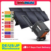 Greenery 2500 W Kraftwerke G2500 2306 Wh Generator AC PV Dual Charging faltbares Outdoor-Solarpanel-Kit mit Handtrolley