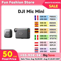 DJI Mic Mini (2 TX + 1 RX ) / (1 TX + 1 RX) micrófono inalámbrico con cancelación de ruido inteligente, Audio de alta calidad