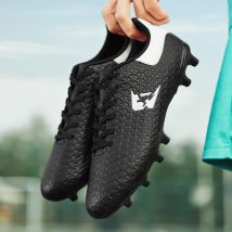 Lange Spikes Männer Fußball Schuhe Outdoor Bequeme Fußball Stiefel Stollen Gras Training Spiel Turnschuhe Sport Turf Futsal Indoor