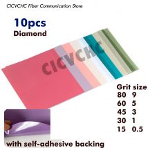 10pcs Diamond Polishing Film with self-adhesive backing, 140x140mm, long life 0.5µm to, 80µm
