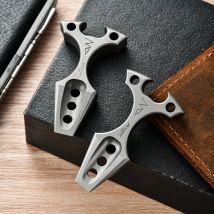 Multifunktionaler Brecheisen-Flaschenöffner aus Titanlegierung, Taschenwerkzeuge, EDC-Schlüsselanhänger, Notfall-Fensterbrecher, Selbstverteidigungszubehör