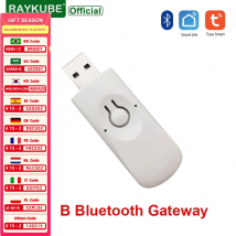 Gateway Bluetooth USB RAYKUBE B4 per APP Tuya Smart Door Lock Hub Wifi Adattatore wireless intelligente Bluetooth Telecomando