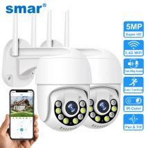 Smar 1080P Cloud Storage Telecamera IP PTZ wireless Speed Dome Telecamere di sicurezza CCTV Telecamera esterna ONVIF Audio bidirezionale P2P WIFI
