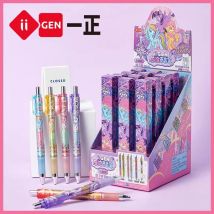 Iigen Briefpapier Polly Pony Muster Niedlichen Cartoon Kreative Blind Box Drücken Stille Rotierenden Welle Neutral Stift Für Studenten Schreiben