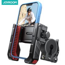 Joyroom Supporto universale per telefono per moto Design a metà custodia Supporto per telefono per bicicletta per bici Blocco rapido per telefoni iPhone da 4,7 "-7"