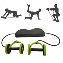 Ruota Ab Roller per esercizi addominali, allenatore fitness, allenamento in palestra a casa
