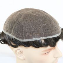 Eversilky Super Fine Swiss Lace Toupee Hair For Men 8x10 Inch Various Color Natural Remy Human Hair Toupee Wigs