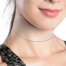 Wiederverwendbares Silikon-Nackenpolster zur Behandlung von Nackenfalten, Anti-Falten, Anti-Aging-Falten-Brustpolster, glättendes Faltenpflaster