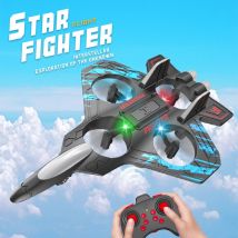Segelflugzeug Fliegender Hubschrauber RC Hobby Jet Flugzeug 2,4G Stunt Fernbedienung Schaum Kämpfer Flugzeug Spielzeug Mit Licht
