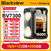 BLACKVIEW BV7300 [Senza caricabatterie UE] Android 14 18 GB (6 + 12) 256 GB 15000 mAh 45 W Ricarica rapida 6,67" Cellulari per smartphone