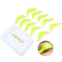 Lomansa 5 Paar U-Locken-Silikon-Wimperndauerwellen-Pads, klebrige Wimpernstangen, Schildheben, 3D-Wimpernzange, Zubehör, Make-up-Tools