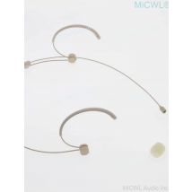 CM330 Forte Doppio Orecchio Appeso Auricolare Microfono Per AKG Samson Gemini Wirelss BodyPack Trasmettitore Mini 3Pin TA3F Top Mic