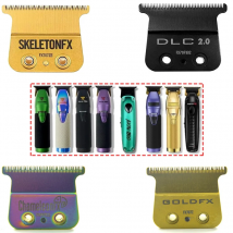 Compatible with BabylissPRO 707Z JUCAI F7878 Professional Barber Trim Barber Shop Replacement Carbon Steel Bit DLC Blade