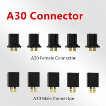 10Pairs Oiginal GNB A30 Connector Female Male Plug Adapter A30 For Racing Models Multicopter Fixed Board DIY Spare Part