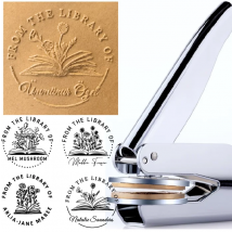 Sello Exlibris para libro, Sello personalizado, Sello Exlibris personalizado, Sello Ex Libris, Regalo de libro, Regalo de ratón de biblioteca, Sello de placa de libros