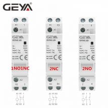 GEYA Modułowy stycznik AC do montażu na szynie Din do inteligentnego domu Hotel AC220V 2P 16A 20A