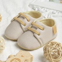 Kidsun Neugeborenen Babys chuhe Mode lässig Säugling Jungen Pu Leder Anti-Rutsch-Falt Gummis ohle Kleinkind First Walker Schuhe