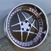 Two-piece aluminum custom forged alloy rim 18"19"20"21"22"23 inches deep dish lip concave alloy car wheels