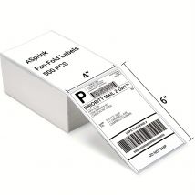 4"x 6" Thermal Labels - ASprink Direct Thermal Shipping Labels Self Adhesive - White Mailing Labels For Thermal Label Printers