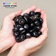 100G/BAG Polished Natural Obsidian Tumbled Stone Exquisite Decoration Gift Christmas Adding Simple Natural Charm Home Decor