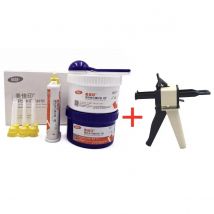 NEWTRY Dental Silicone Rubber Elastic Impression Material Heavy Body Light Body Rubber Gun Copy Printing Film Material Set