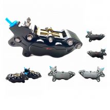 Universal Motorrad Roller 40mm Montage CNC Axial Bremssattel 4 Kolben Für Yamaha Honda Kawasaki