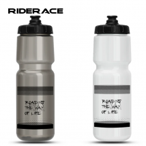 RIDERACE Bottiglia d'acqua per bicicletta 750ML PP5 in plastica per corsa all'aperto Arrampicata Sport Spremere tazza Bollitore da ciclismo Tazza da bici portatile