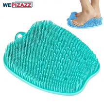 Dusch fuß wäscher matte Rücken waschanlage Peeling Bad wasch kissen Wand-Slip-Saugnäpfe Fuß wäscher für Dusch reiniger