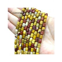 6x9MM Cylinder AA Mookaite Natural Stone Loose Spacer Beads for Jewelry Making DIY Earrings Bracelets Charms Accessories