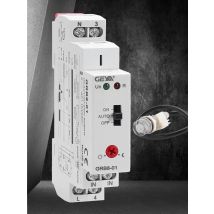 GEYA GRB8 Din rail Twilight Switch Photoelectric Timer Light Sensor Relay AC110V-240V Auto ON OFF