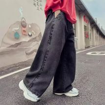 Frühling Herbst Kinder Casual Jeans für Große Junge Kind Mode Vintage Hosen Baumwolle Jogginghose Teenager Baby Jungen Kleidung Jeans