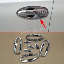 For 2014-2022 Nissan Rogue X-Trail T32 ABS Chrome 4Pcs Door Handle Bowl Cover Protector