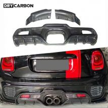 Rear Diffuser Lip Spoiler Side Splitters Canards Flaps Car Body Kits For BMW MINI F55 F56 2014-2020 Carbon Fiber FRP Accessories