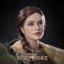 Maßstab 1:6 VCF-2052 Modell Headsculpt Russische weibliche Spetsnaz Miss War für 12-Zoll-Actionfigur weibliche Körperkollektion Puppenspielzeug