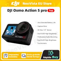 DJI Osmo Action 5 pro fotocamera 1/1.3′′ Sensore 4 ore Durata batteria estesa originale nuovo di zecca in stock