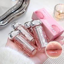 Gegebear Glass Crystal Translucent Lip Glaze Moisturizing Mirror Langanhaltender Lipgloss